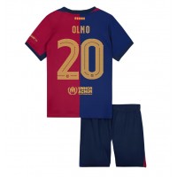 Barcelona Dani Olmo #20 Hemmadräkt Barn 2024-25 Kortärmad (+ Korta byxor)